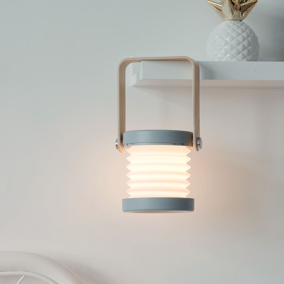 Lampada notturna a LED pieghevole, dimmerabile tramite touch, portatile, ricaricabile tramite USB, ideale per la decorazione della casa.