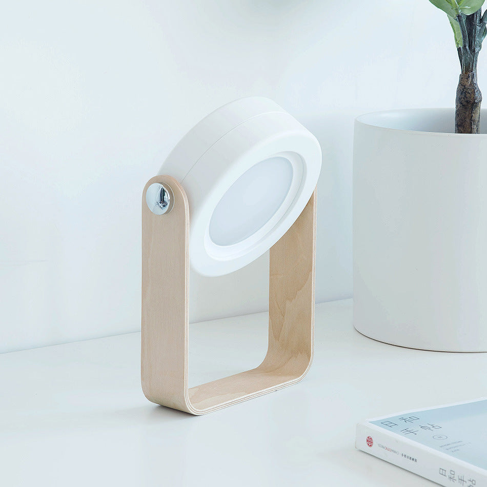 Lampada notturna a LED pieghevole, dimmerabile tramite touch, portatile, ricaricabile tramite USB, ideale per la decorazione della casa.