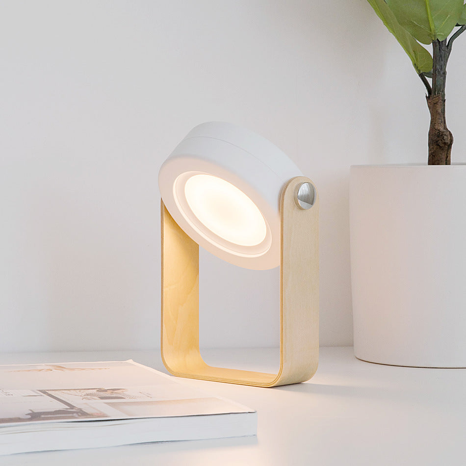 Lampada notturna a LED pieghevole, dimmerabile tramite touch, portatile, ricaricabile tramite USB, ideale per la decorazione della casa.