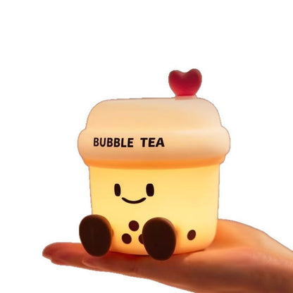 Cartoon Milky Tea Cup Silicone Night Lamp