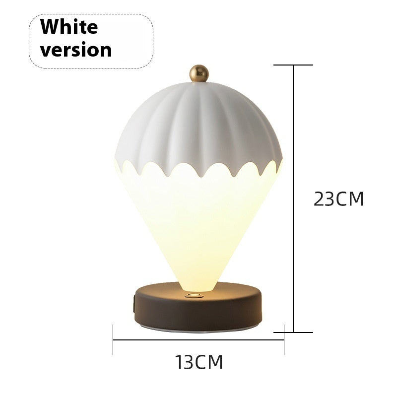Lampada da tavolo decorativa a forma di mongolfiera per camera da letto, comodino.