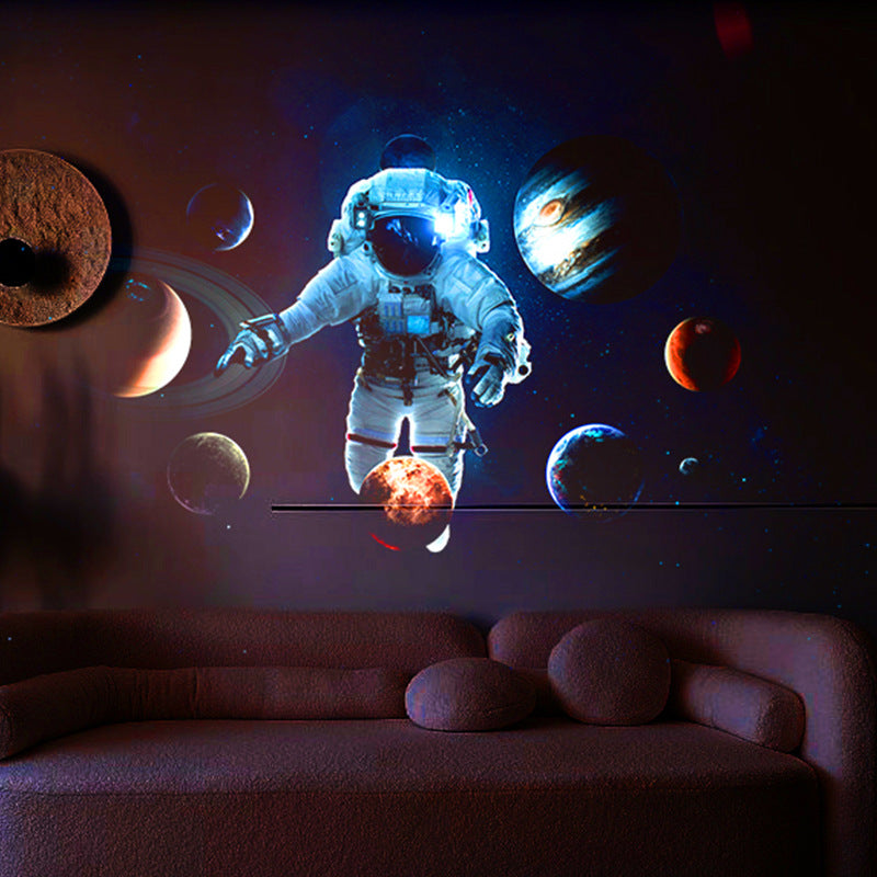 Proiettore galattico ricaricabile 6 in 1 con luci LED planetario, cielo stellato, luci notturne rotanti con proiettore di costellazioni, lampada decorativa