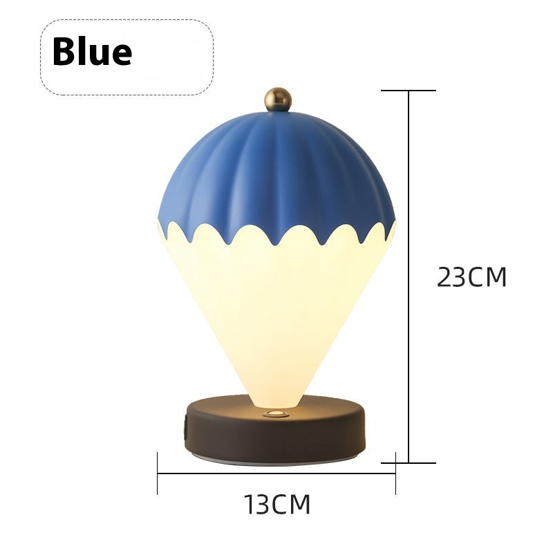 Lampada da tavolo decorativa a forma di mongolfiera per camera da letto, comodino.
