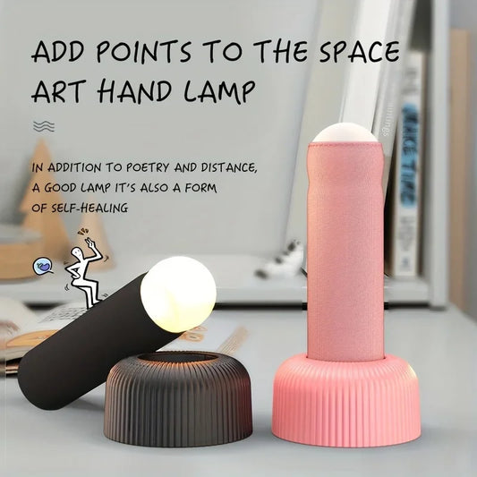 Luce Notturna Portatile Creativa Design Originale Perline LED Modo Interessante Di Accensione E Spegnimento Ha Una Base Per Appoggiarla Sul Tavolo