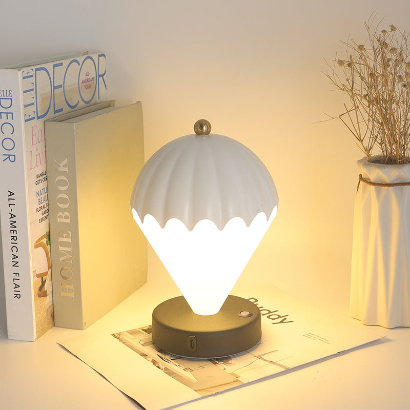 Lampada da tavolo decorativa a forma di mongolfiera per camera da letto, comodino.