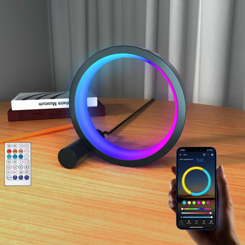 Luce notturna a LED intelligente con induzione ritmica musicale, luce colorata per creare atmosfera e decorare la stanza.