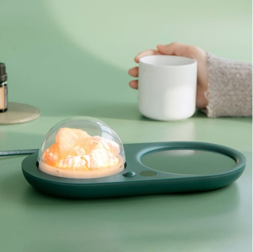 Elektrischer wasserdichter Touch-Tassenwärmer Heizmatte Untersetzer für Tee Kaffee Milch Zuhause Büro Elektrischer Hand-Schnellwärmer
