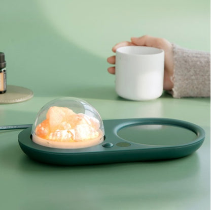 Elektrischer wasserdichter Touch-Tassenwärmer Heizmatte Untersetzer für Tee Kaffee Milch Zuhause Büro Elektrischer Hand-Schnellwärmer