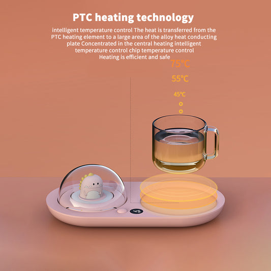 Scaldino elettrico a immersione impermeabile con controllo touch, per tazze di tè, caffè, latte, per casa o ufficio, scalda bevande rapido.