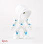 Niedliche LED-Helden-Tischlampe, Mini-tragbares cooles Mecha-Roboter-Nachtlicht, Schlafzimmer-Heimdeko, Geschenke für Kinder und Jungen