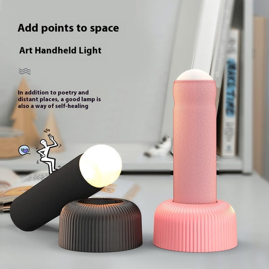 Luce Notturna Portatile Creativa Design Originale Perline LED Modo Interessante Di Accensione E Spegnimento Ha Una Base Per Appoggiarla Sul Tavolo